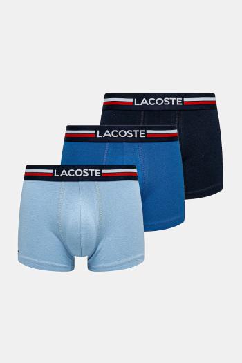 Boxerky Lacoste 3-pak pánske, tmavomodrá farba, 5H2390