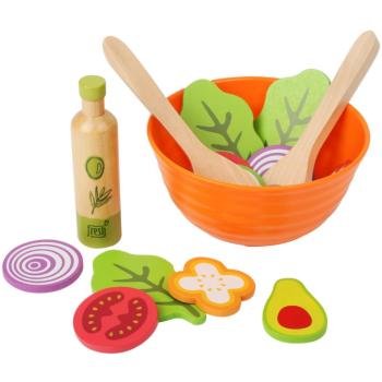Small foot Wooden Salad Making Set sada hračiek z dreva 2 y+ 15 ks