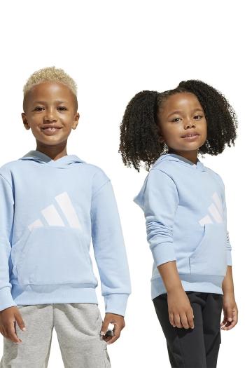Detská mikina adidas s kapucňou, s potlačou, JC9721