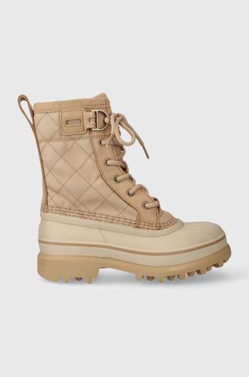 Snehule Sorel CARIBOU ROYAL WP béžová farba, 2048771