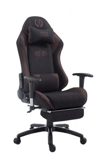 Gamer szék BHM GERMANY Racing Shift, textil, fekete/barna