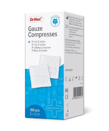 Dr. Max Gauze Compresses 5x5 cm 100 ks