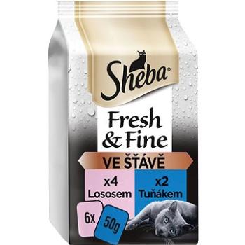 Sheba Fresh & Fine rybí výber 6× 50 g (4770608260101)