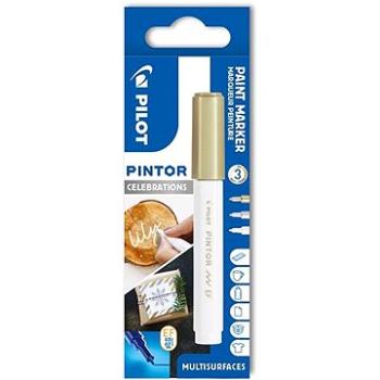 Akrylový popisovač Pilot Pintor, Extra Fine, sada 3 ks, Celebrations (3131910537526)