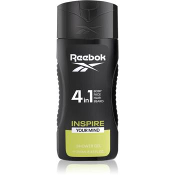 Reebok Inspire Your Mind energizujúci sprchový gél 4 v 1 pre mužov 250 ml