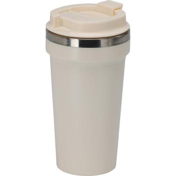 Pahar de călătorie, alb, 500 ml, crem deschis
