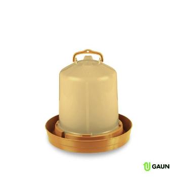 GAUN PREMIUM Napájacka pre hydinu 8L - s hlbokou miskou - s napúštacím štuplom/zlatá