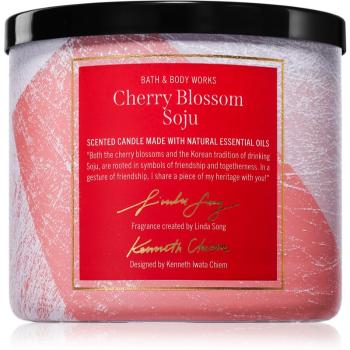 Bath & Body Works Cherry Blossom Soju illatgyertya 411 g