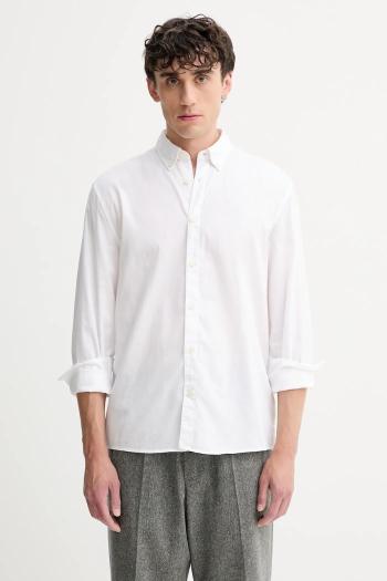 Bavlnená košeľa Marc O'Polo modrá farba, regular, s golierom button-down, B21726842342