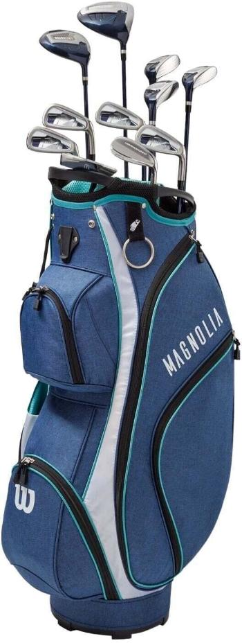 Wilson Staff Magnolia Complete Ladies Cart Bag Set Navy/White/Teal Pravá ruka Grafit Lady -1 inch Golfový set