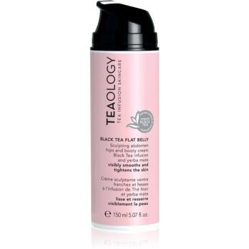 Teaology Body Black Tea Flat Belly Cream zoštíhľující krém 150 ml