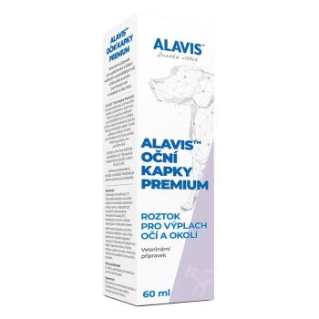 Alavis Oční kapky Premium pro výplach očí 60 ml