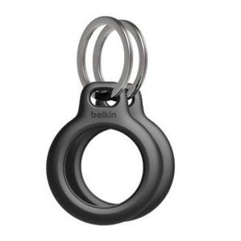 Belkin Bezpečné puzdro na AirTag s krúžkom na kľúče - čierne - 2pack