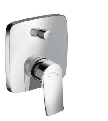 Sprchová a vaňová batéria Hansgrohe Metris bez podomietkového telesa chróm 31454000