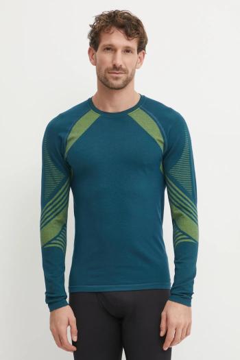 Funkčné tričko s dlhým rukávom Smartwool Intraknit Active šedá farba