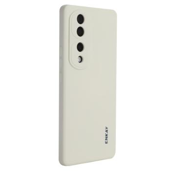 ENKAY RUBBER Ochranný kryt pre Honor 70 béžový