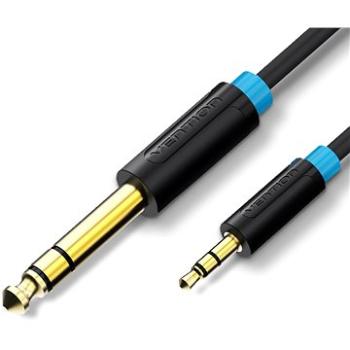 Vention 6,5 mm Jack Male to 3,5 mm Male Audio Cable 0,5 m Black (BABBD)