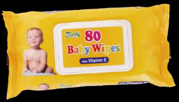 BABY WIPES Hygienické utierky baby s vitamínom E 80 ks