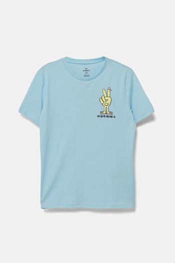 Detské tričko Under Armour PEACE LOVE SS s potlačou, 1390009