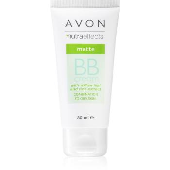 Avon Nutra Effects Matte zmatňujúci BB krém 5 v 1 odtieň Light 30 ml