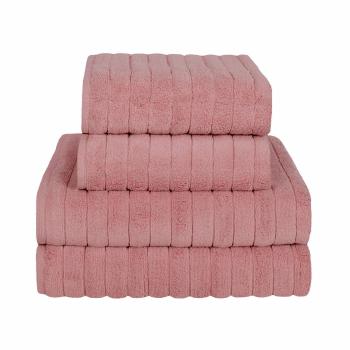 Prosop micro bumbac DELUXE pudră închisă , 50 x 95 cm, roz închis, 50 x 95 cm