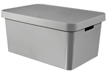 CURVER Úložný box INFINITY 45l s vekom | sivá
