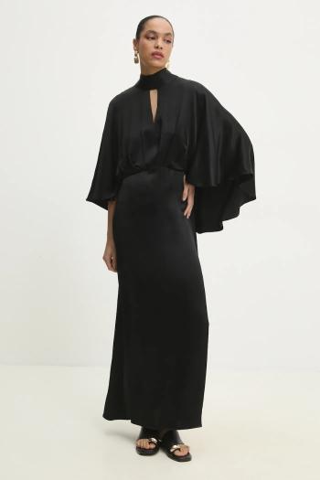Šaty Answear.LAB čierna farba, maxi, oversize