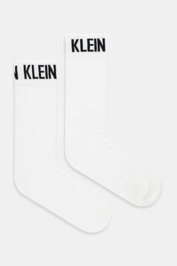 Ponožky Calvin Klein Jeans 2-pak biela farba, 701235978