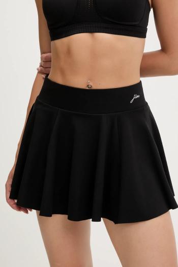 Športová sukňa JOYINME Venus čierna farba, mini, áčkový strih, Venus