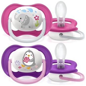 Philips AVENT cumlík Ultra Air zvieratko 6-18 m dievča, 2 ks (8710103949459)