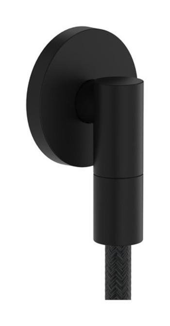 Podomietkový vývod Hansgrohe FixFit Fine S so spätným ventilom matná čierna 28882670