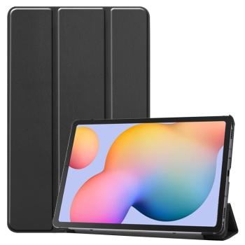 LEATHER Zaklápací kryt pre Samsung Galaxy Tab S6 Lite 2024 / S6 Lite 2022 / S6 Lite čierny