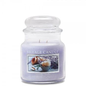 Village Candle Vonná sviečka v skle Lavender Vanilla 396 g