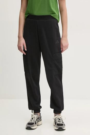 Tepláky adidas City Escape dámske, čierna farba, jednofarebné, JF3417