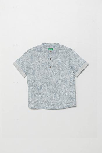 Detské bavlnené tričko United Colors of Benetton vzorované, 5OUGGQ02G