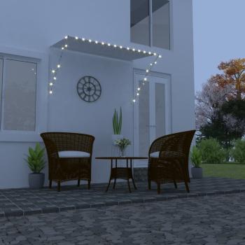 Zaťahovacia markíza s LED svetlom 250x150 cm Dekorhome