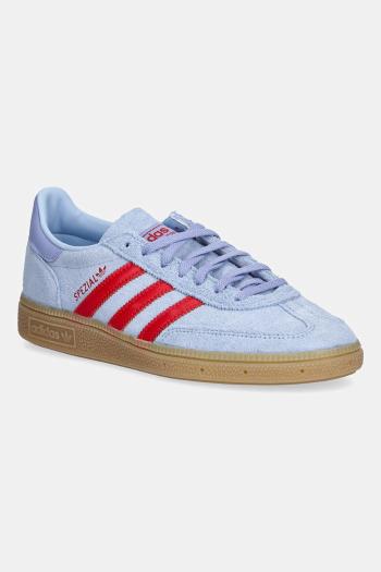 Semišové tenisky adidas Originals Handball Spezial modrá farba, JR3639