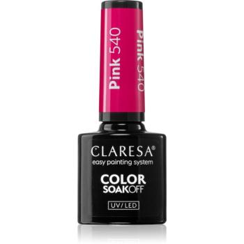 Claresa SoakOff UV/LED Color Sunny Garden gélový lak na nechty odtieň PINK 540 5 g