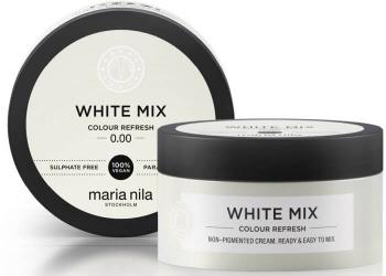 Maria Nila Vyživujúca maska bez farebných pigmentov na dotvorenie pastelových odtieňov White (Colour Refresh Mask) 300 ml