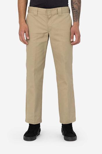 Nohavice Dickies Work Pant Rec DK0A4XK9KHK-brown, pánske, béžová farba, rovné