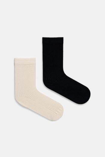 Ponožky BOSS 2-pak dámske, čierna farba, 50534275