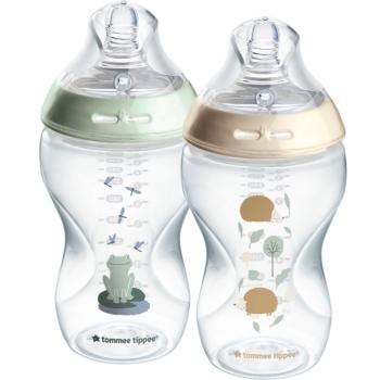 Tommee Tippee Natural Start Anti-Colic samosterilizačná dojčenská fľaša Nature Medium Flow 3 m+ 2x340 ml