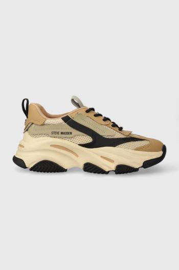 Tenisky Steve Madden Possession-E béžová farba, SM19000033