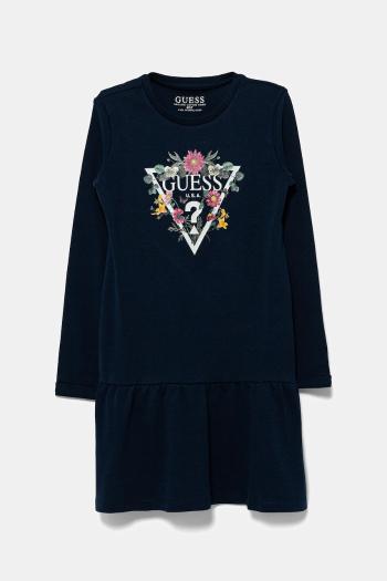 Dievčenské bavlnené šaty Guess mini, áčkový strih, K3YK13 KA6W4