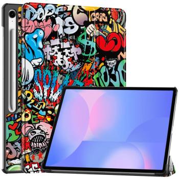 ART Zaklápacie puzdro pre Samsung Galaxy Tab S10 FE+ GRAFFITI