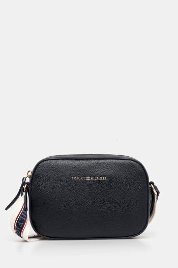 Kabelka Tommy Hilfiger tmavomodrá farba, AW0AW17450