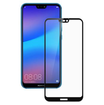 3D Tvrdené sklo Huawei P20 čierne