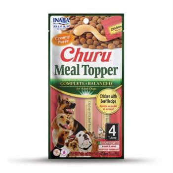 Churu Dog Meal Topper Chicken with Beef Recipe 4 x 14 g