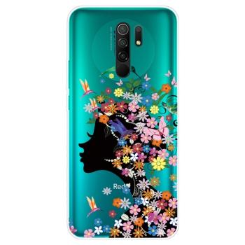 ART Silikónový kryt Xiaomi Redmi 9 FLOWER GIRL