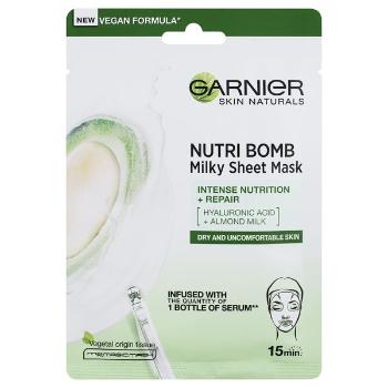 Garnier Textilná pleťová maska s mandľovým mliekom pre suchú a citlivú pleť Skin Naturals (Milky Tissue Mask) 28 g